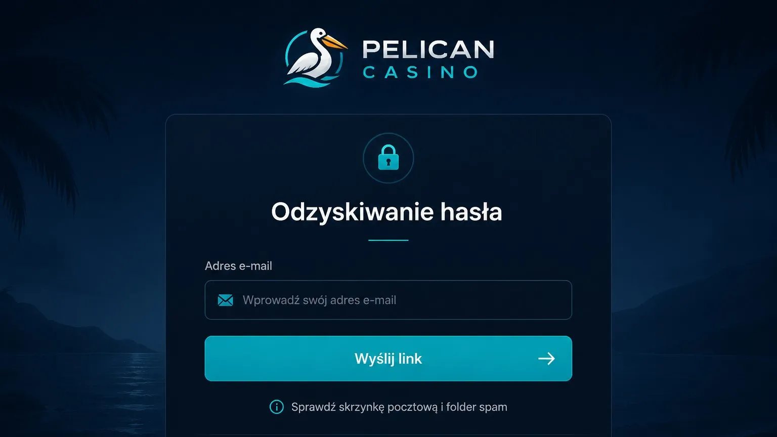Pelican Casino Register – resetowanie hasła i odzyskiwanie dostępu